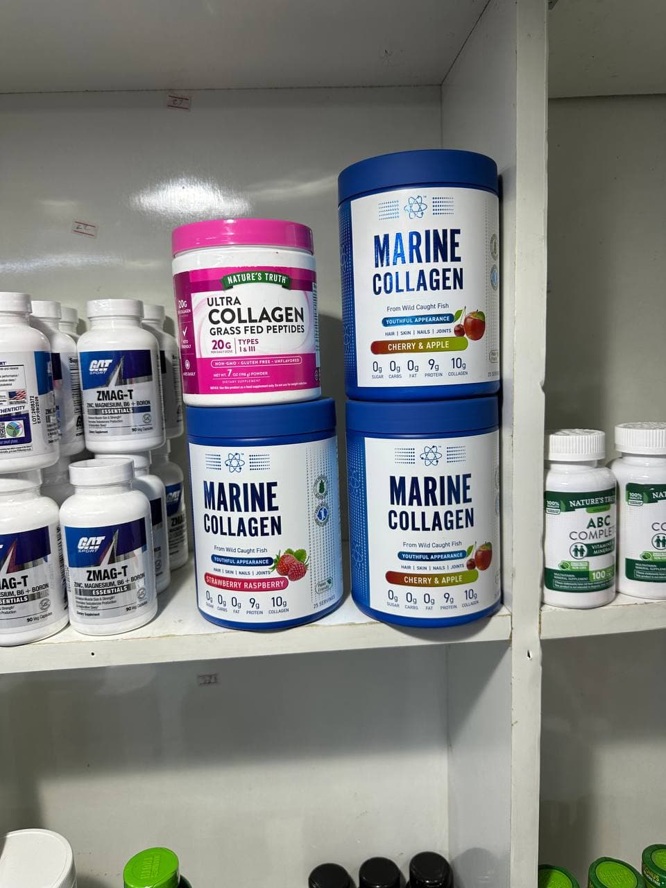 Collagen iyo Creatine Supplements